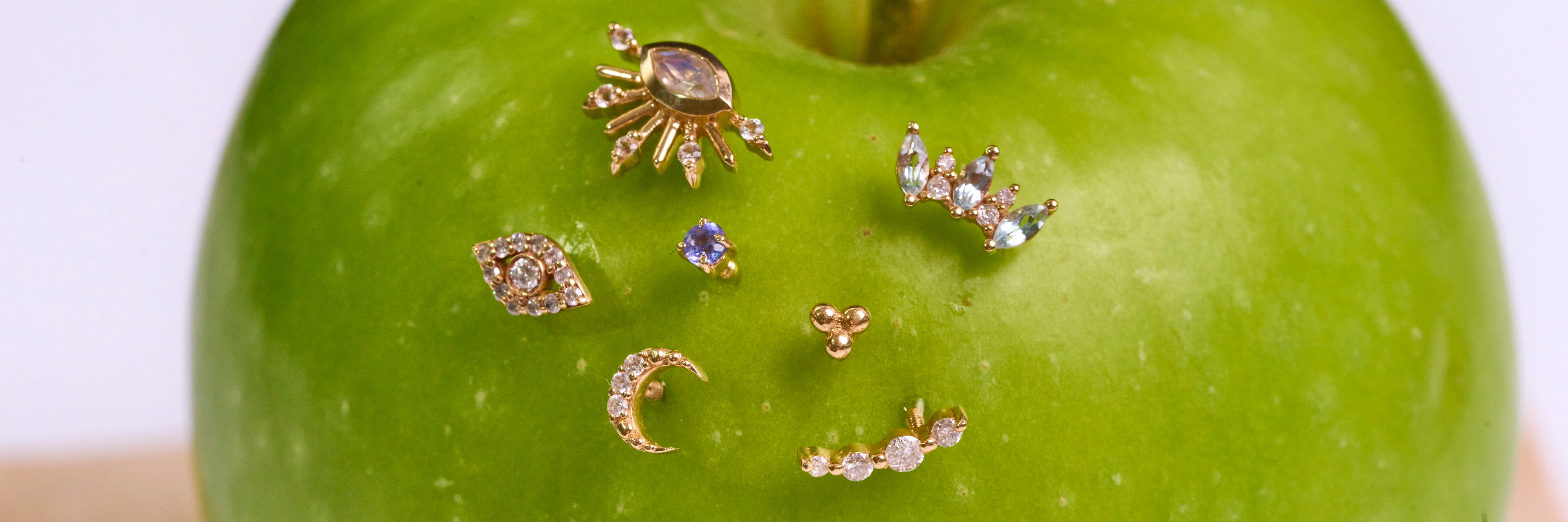 faux rook earring