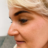 Mini Diamond Nose Stud 9k White Gold