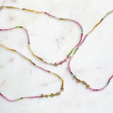 Personalised Beaded Necklace Sterling Silver
