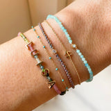 Personalised Beaded Bracelet Sterling Silver - Zohreh V. Jewellery