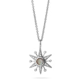 Limited edition star necklace white gold white background