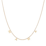 Personalised Name Necklace 9k Gold