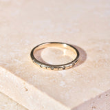 Celestial Diamond Band Ring 9k Gold
