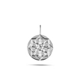 zohreh coin pendant on silver