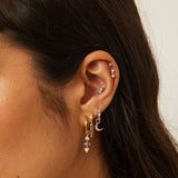 Medium Hoop Earring 9K Gold - Zohreh V. Jewellery