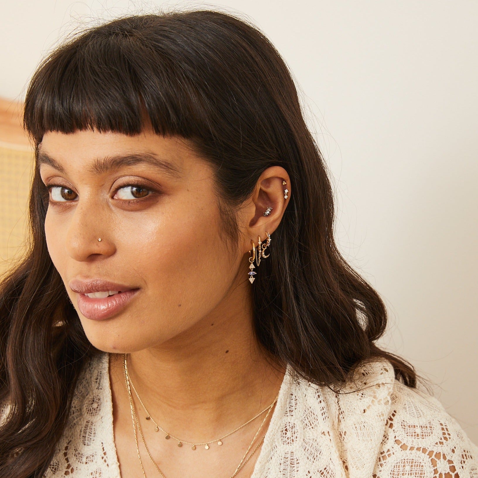 Medium Hoop Earring 9K Gold - Zohreh V. Jewellery