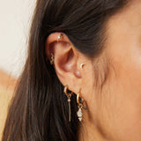 Medium Hoop Earring 9K Gold - Zohreh V. Jewellery