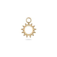 silhouette charm gold