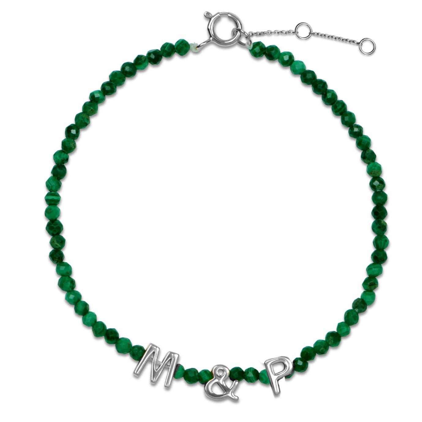 Personalised Beaded Bracelet Sterling Silver - Zohreh V. Jewellery