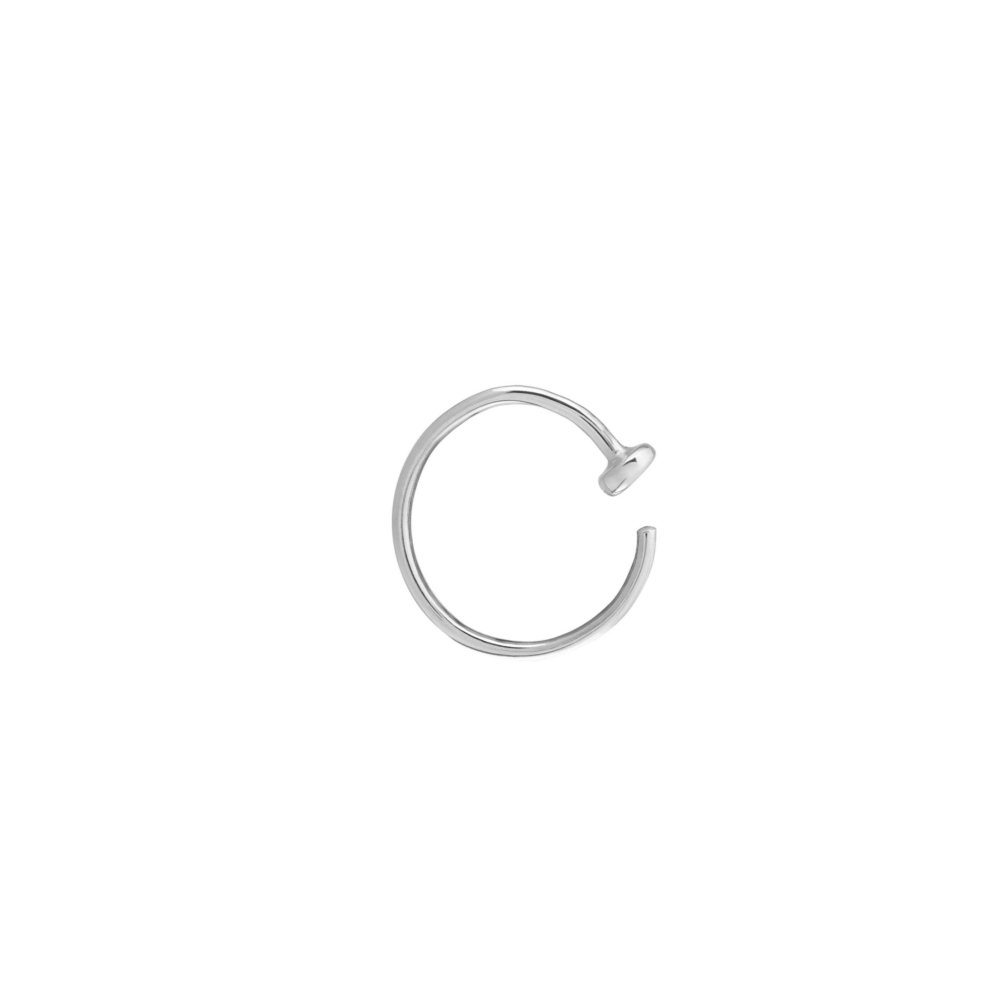 nose ring white gold