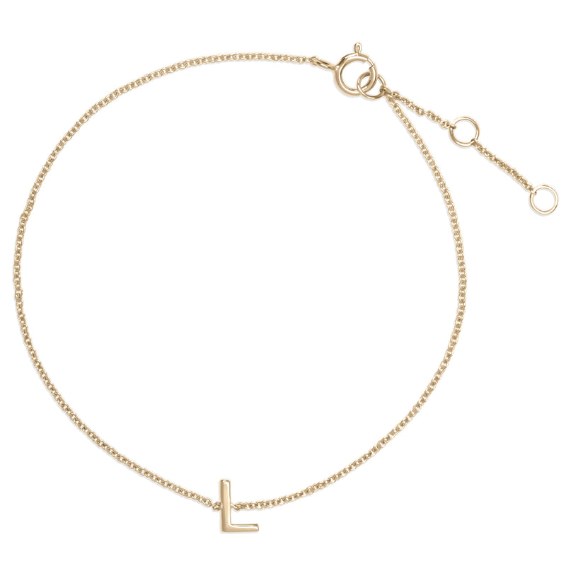 Personalised Charm Bracelet 9k Gold