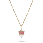 tourmaline pendant sold gold