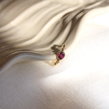 garnet huggie gold