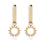 star hoops 9k gold white background