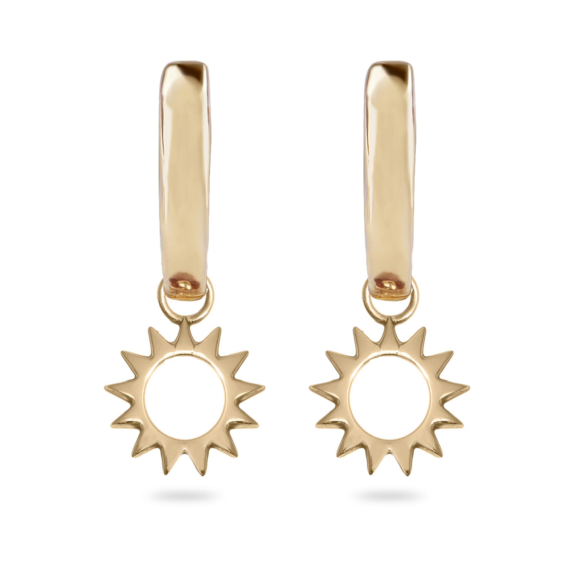 star hoops 9k gold white background