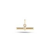 T-Bar Pendant in gold