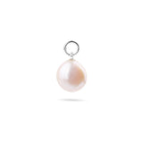 image of sterling silver baroque pearl earring charm