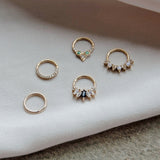 Mini Seamless Hoop Earring 9k Gold Pair