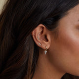 Mini Seamless Hoop Earring 9k Gold Pair