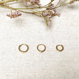Huggie Hoop Earring 9k Gold - Zohreh V. Jewellery