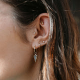 Mini Diamond Stud Pair 9k Gold