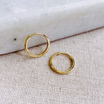 Medium Hoop Earring 9K Gold - Zohreh V. Jewellery