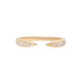 Diamond Open Ring 9k Gold