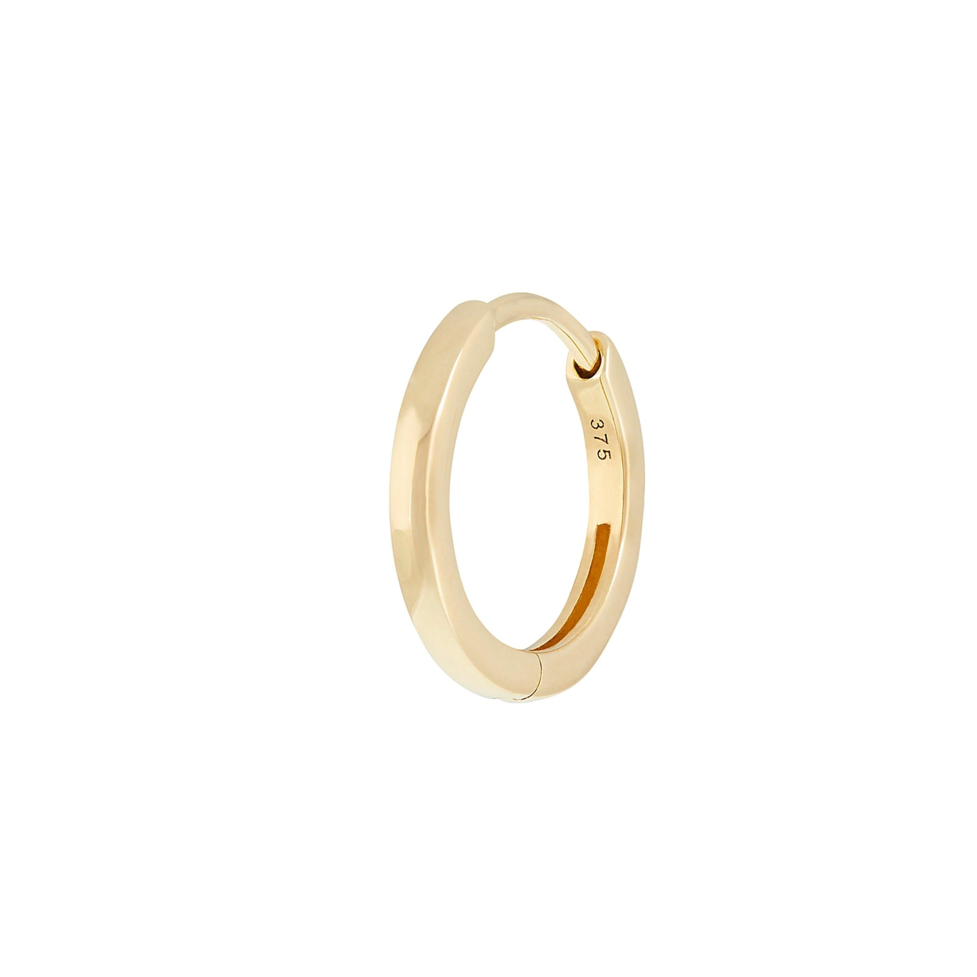 Medium Hoop Earring 9K Gold - Zohreh V. Jewellery
