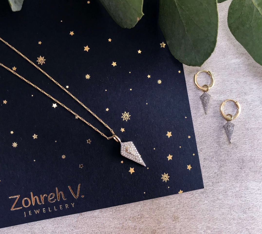 Diamond Rhombus Hoops