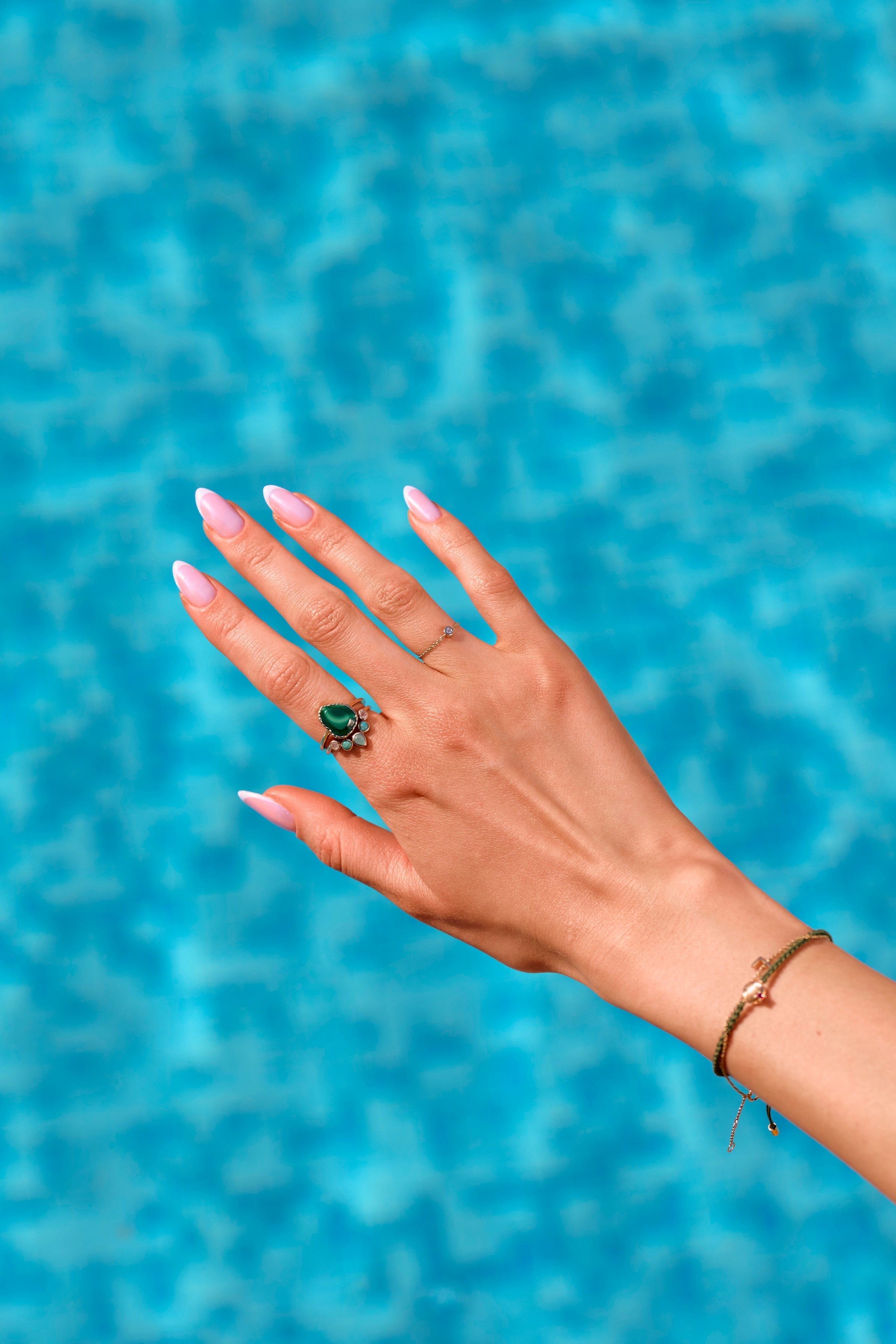 Solid gold stacking rings, perfect for everyday wear