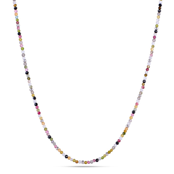Beaded Necklace Sterling Silver