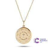 Dillon Diamond Coin Necklace 9k Gold