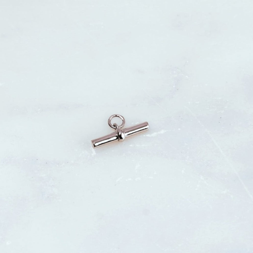 T-Bar Earring Charm Sterling Silver Sample