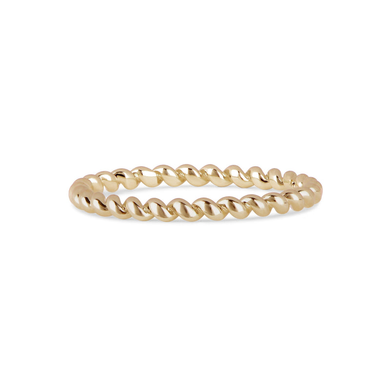 Twisted Ring 9k Gold