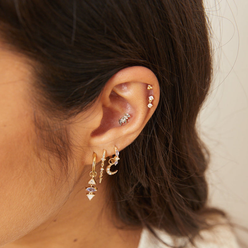 solid gold curated ear