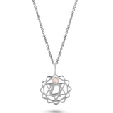 Heart Chakra Pendant Sterling Silver