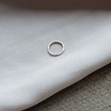 Seamless Hoop Earring 14k White Gold