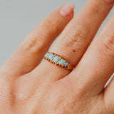 9kt Opal Station Vintage Ring