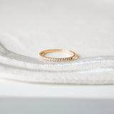 diamond half eternity ring