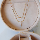 Diamond Lightning Bolt Pendant 9k Gold