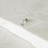 Diamond Stud 9k White Gold & Sterling Silver Sample