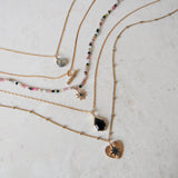 T- Bar Necklace 9k Gold