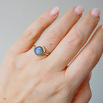 labradorite gold ring