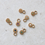 Birthstone Earring Charm 9k Gold Sample
