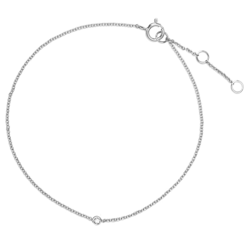 Personalised Birthstone Bracelet Sterling Silver