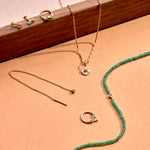 Emerald solid gold jewellery photography