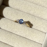 9kt Gold Sapphire & Diamond Vintage Ring