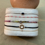 Diamond Solitaire Chain Bracelet 9k Gold Sample