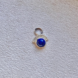 Lapis Fan Earring Charm Sterling Silver Sample