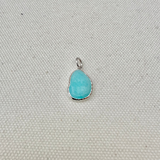 Amazonite Pebble Pendant Sterling Silver Sample